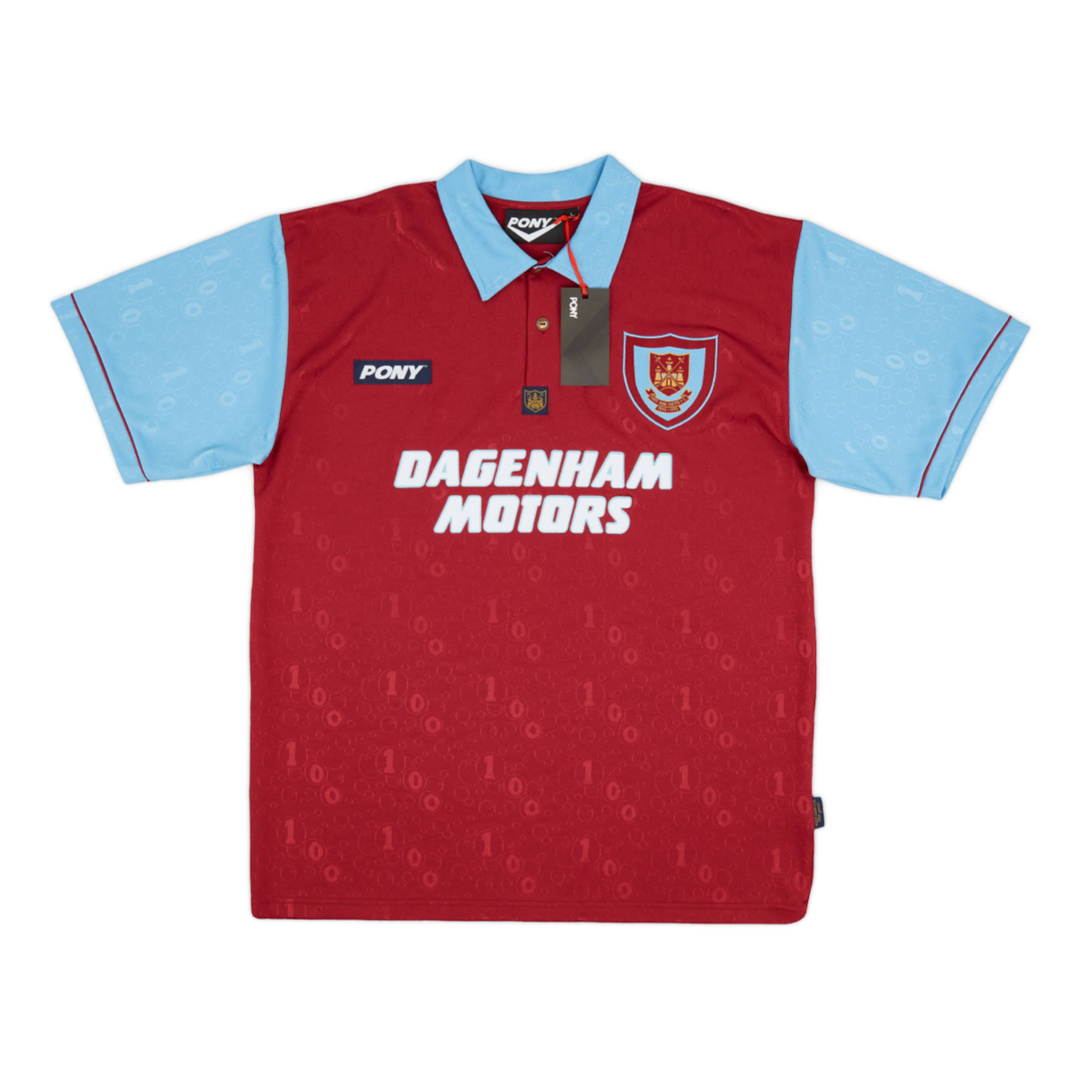 1995-97 West Ham United FC Home Shirt