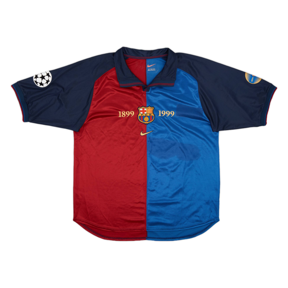 1999-00 FC Barcelona Home Shirt