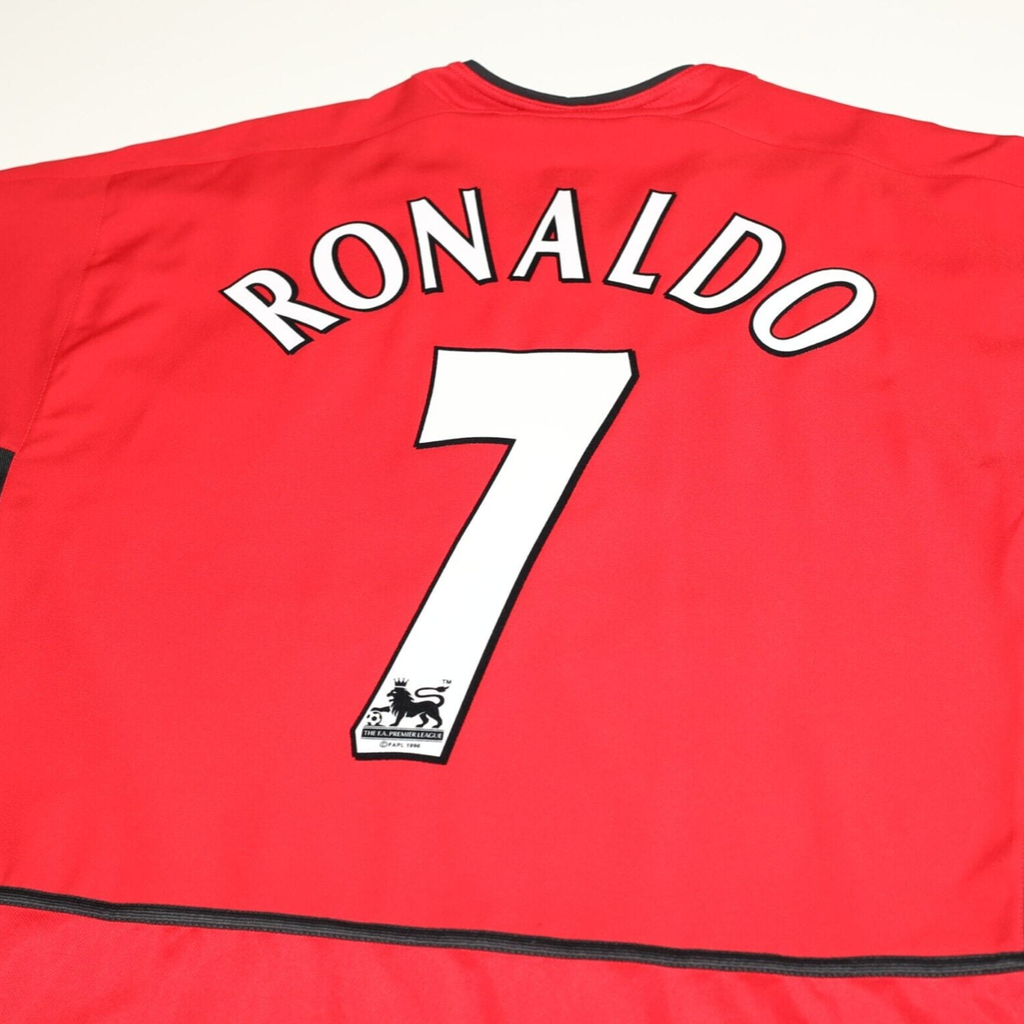 2002-04 Manchester United FC Long Sleeve Home Shirt