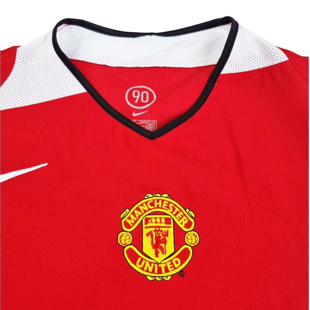 2004-06 Manchester United FC Long Sleeve Home Shirt
