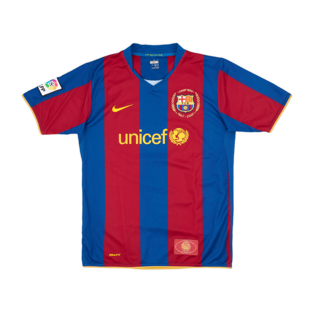 2007-08 FC Barcelona Home Shirt
