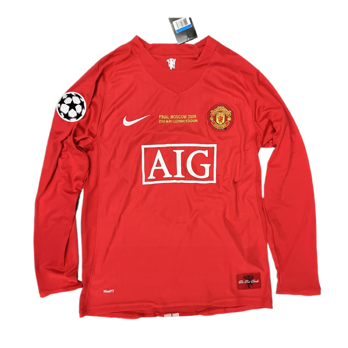 2007-08 Manchester United FC Long Sleeve Home Shirt