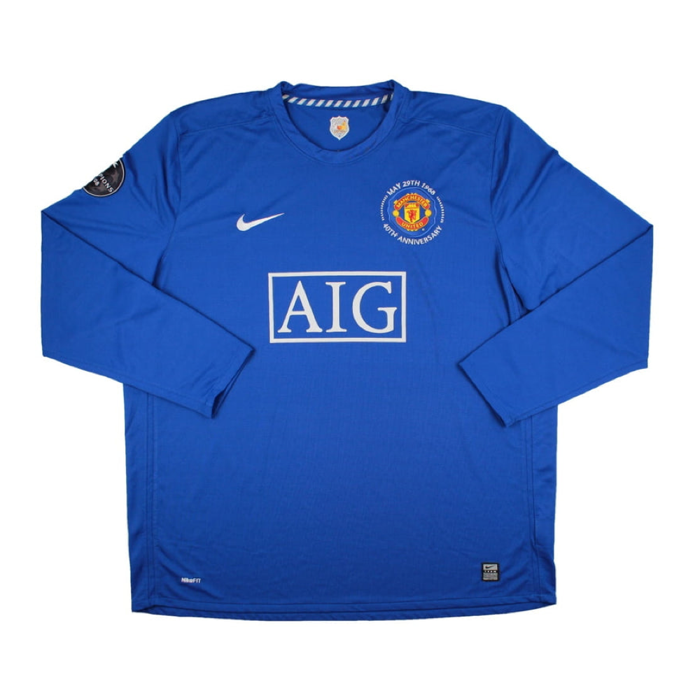 2008-09 Manchester United FC Long Sleeve Third Shirt