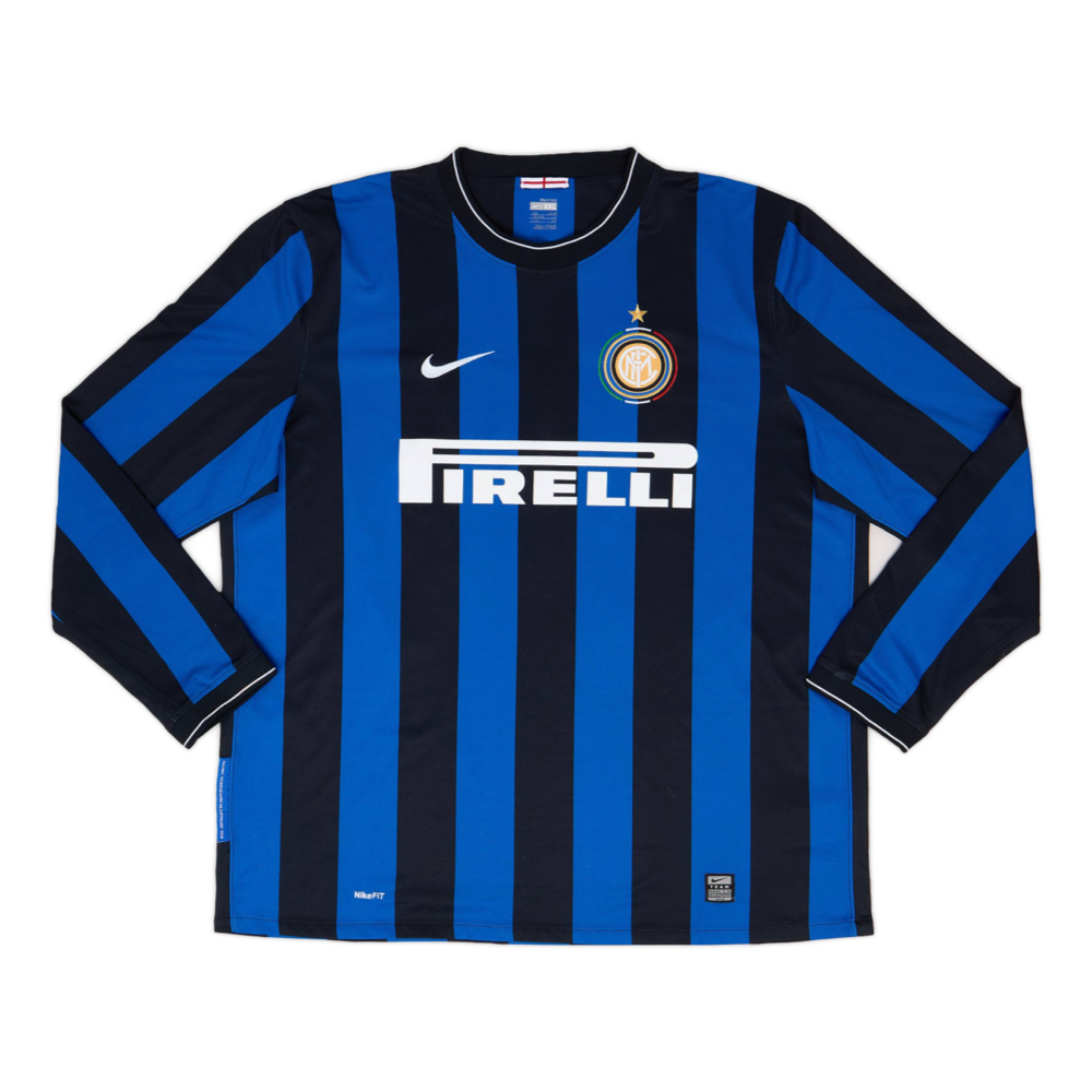 2009-10 FC Internazionale Milano Home Kit Long Sleeve