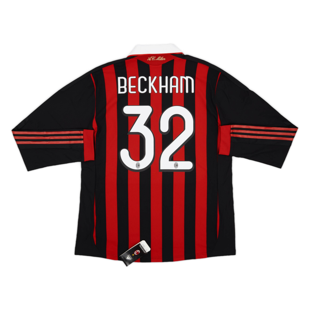 2009-10 AC Milan Long Sleeve Home Shirt