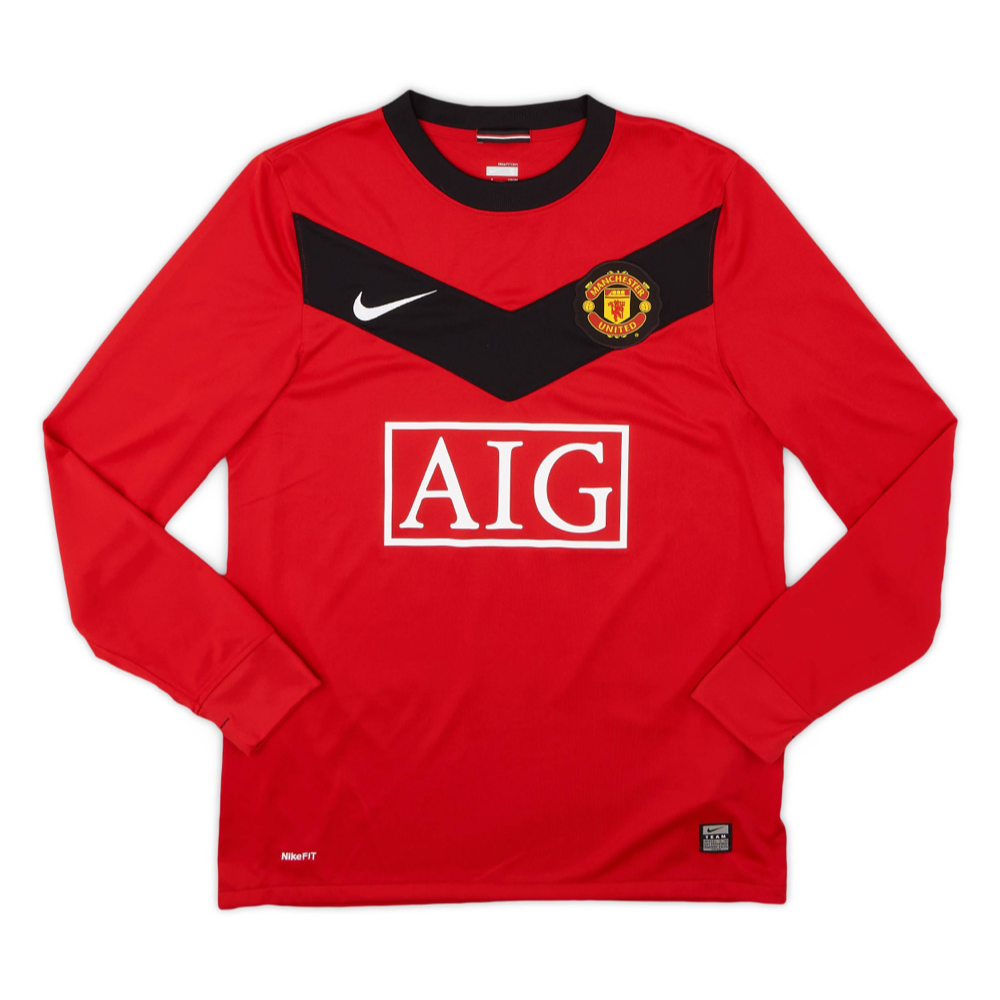 2009-10 Manchester United FC Long Sleeve Home Shirt