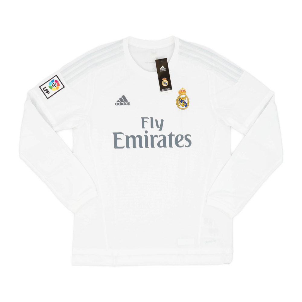 2015-16 Real Madrid CF Home Long Sleeve Kit