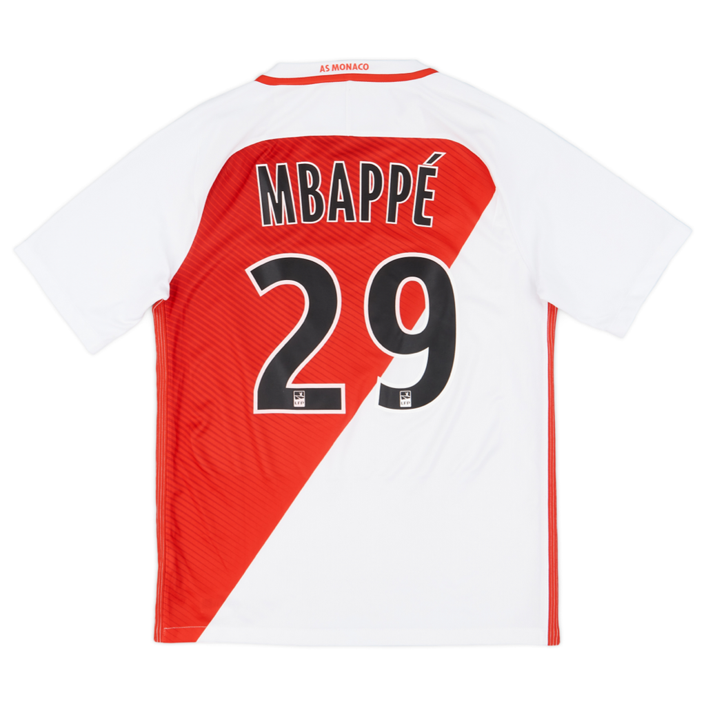 2016-17 AS Monaco Home Shirt