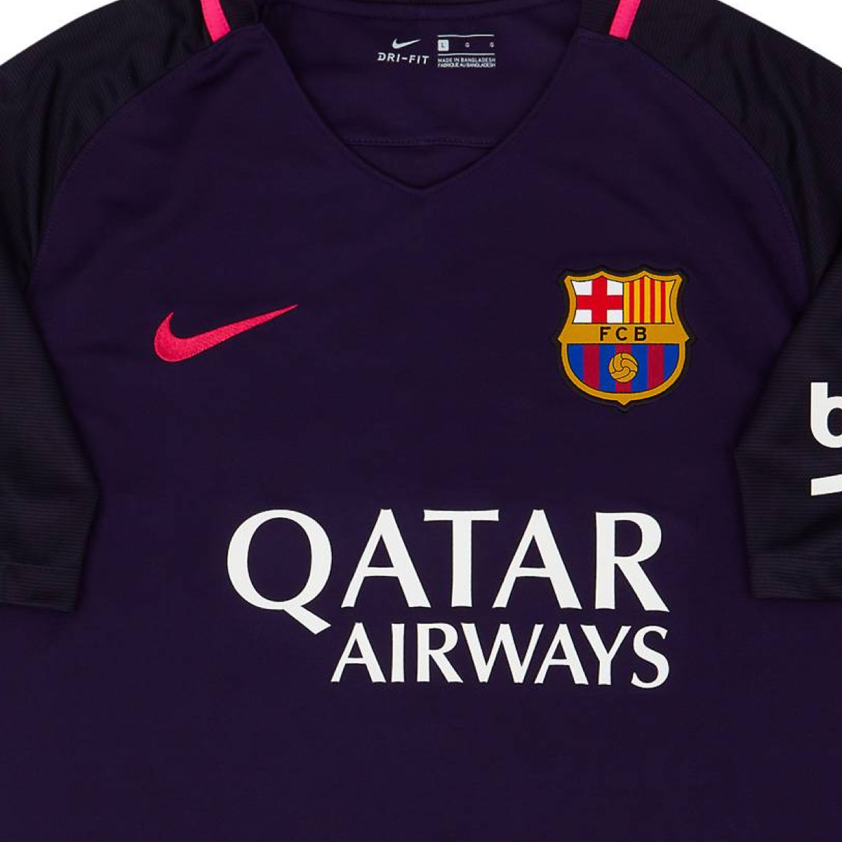 2016-17 FC Barcelona Away Shirt