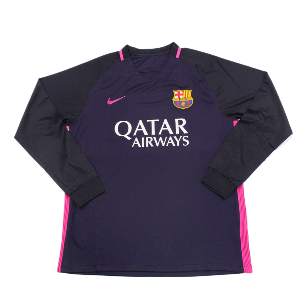 2016-17 FC Barcelona Long Sleeve Away Shirt