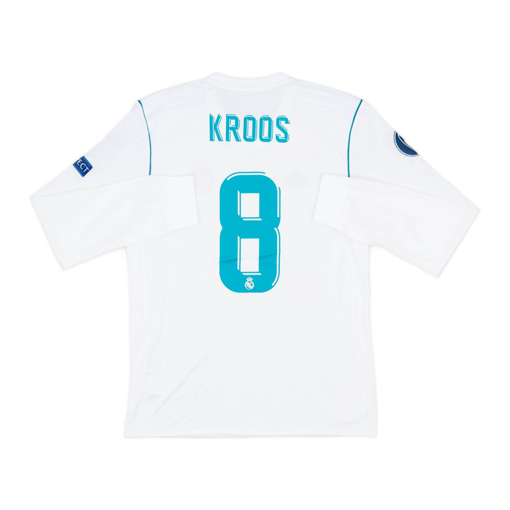 2017-18 Real Madrid CF Long Sleeve Home Shirt