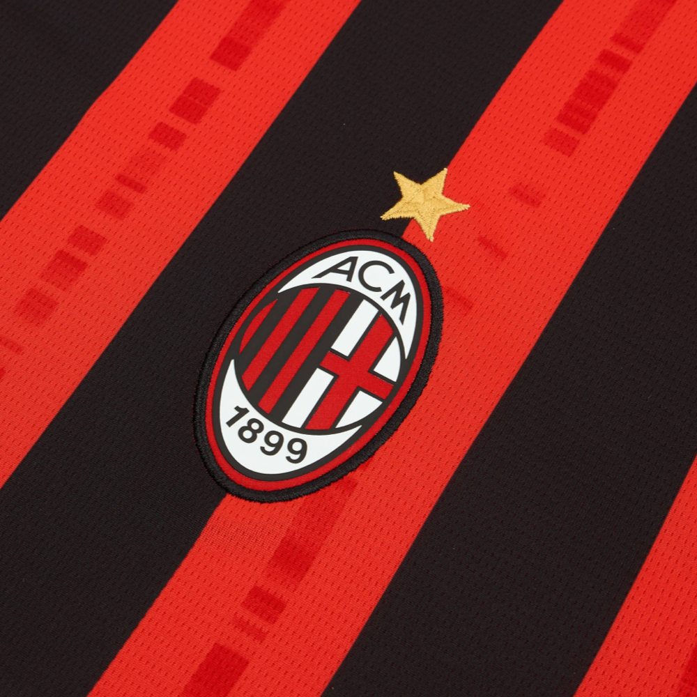 2024-25 AC Milan Home Kit Long Sleeve