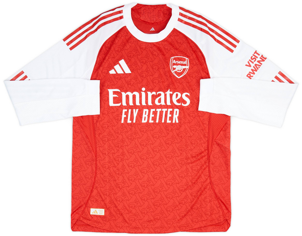 2025-26 Arsenal FC Home Shirt Long Sleeve